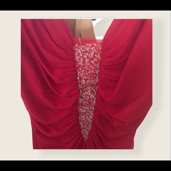 🔴 Dark Red Long Sexy Dress/Gown - Picture 3 of 6